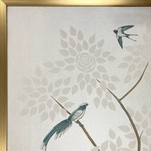 Load image into Gallery viewer, Set of 3 Silver Chinoiserie Panels
