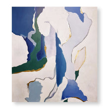 Load image into Gallery viewer, BLUE AND WHITE abstract art
