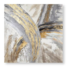 Load image into Gallery viewer, Gray &amp; Gold Abstract
