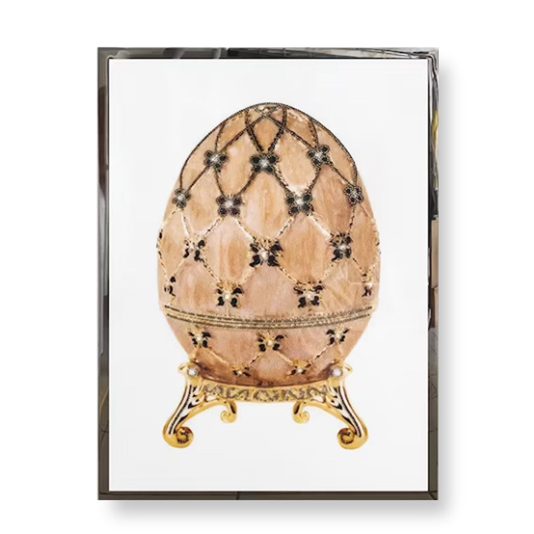 Beige Fabergé Egg