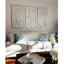 Load image into Gallery viewer, Set of 3 Porcelain Chinoiserie Panels
