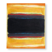 Load image into Gallery viewer, Yellow and Black Abstract Painting
