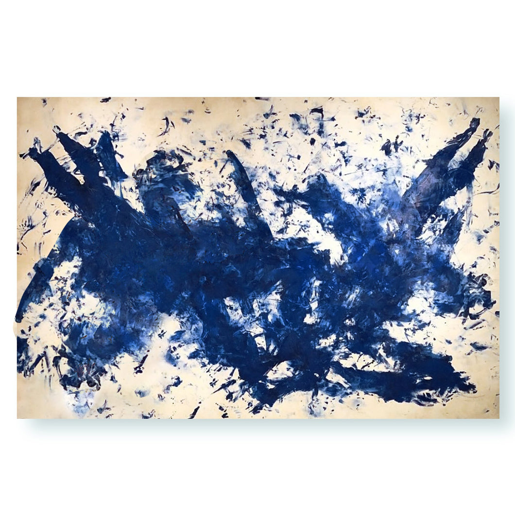 Abstract Blue Painting