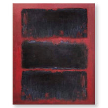 Load image into Gallery viewer, Black And Red Abstract Painting
